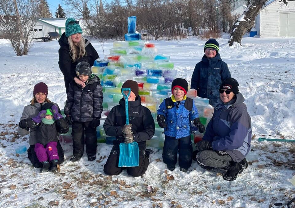 Photo Finish! Regional Council Snow and Ice Art